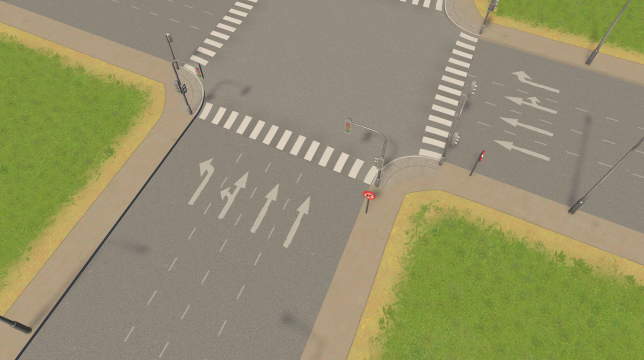24 meter  3 tile 4  lane  one way w parking Skymods 24 meter  3 tile 4  lane  one way w parking Skymods